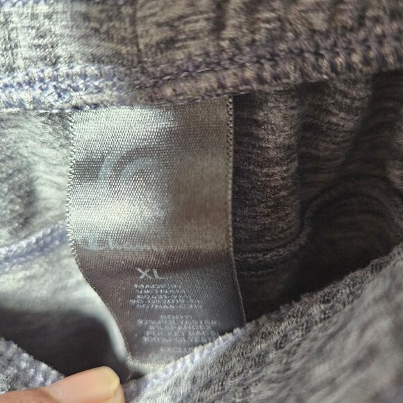 Heather Gray Mens Zip Pocket Athletic Joggers XL - Performance Stretch - Picture 4 of 6